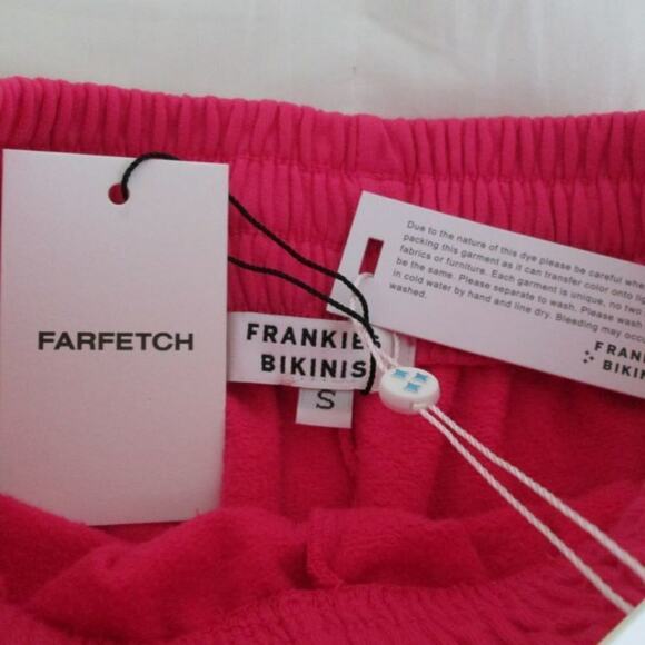 REVOLVE x Frankies Bikinis Burl Sweat Short Small Rosewood (Pink) NWT - Picture 7 of 16